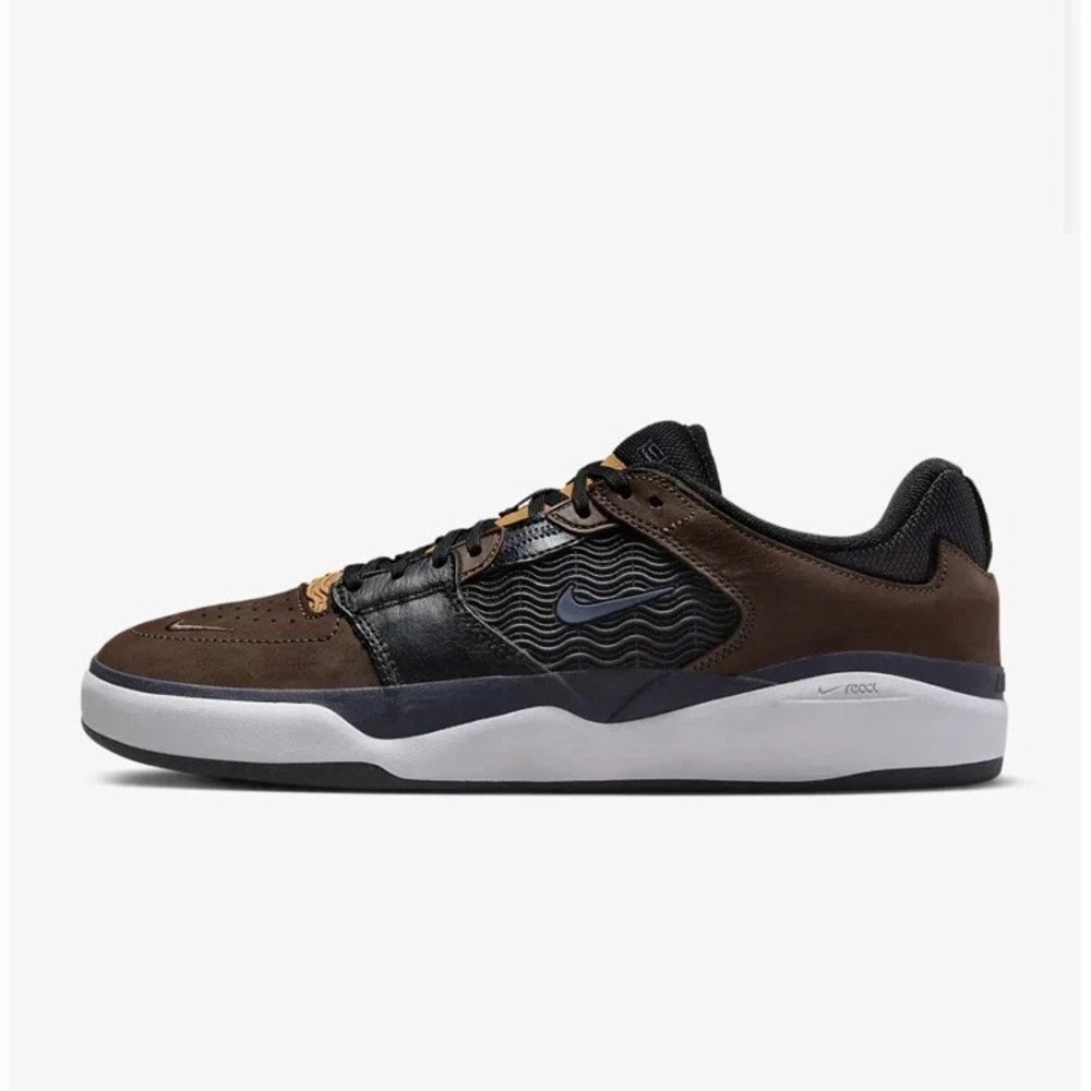 Nike SB Ishod Premium Mens Size 9 Skate Baroque Brown Black  Shoes‎ FD1144-200